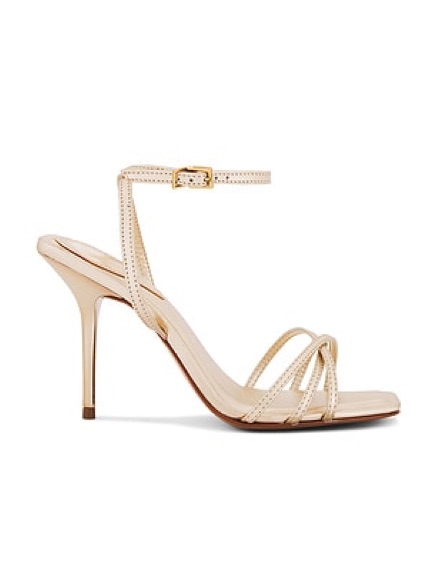 Schutz Amelia Sandal In Platina | Like New